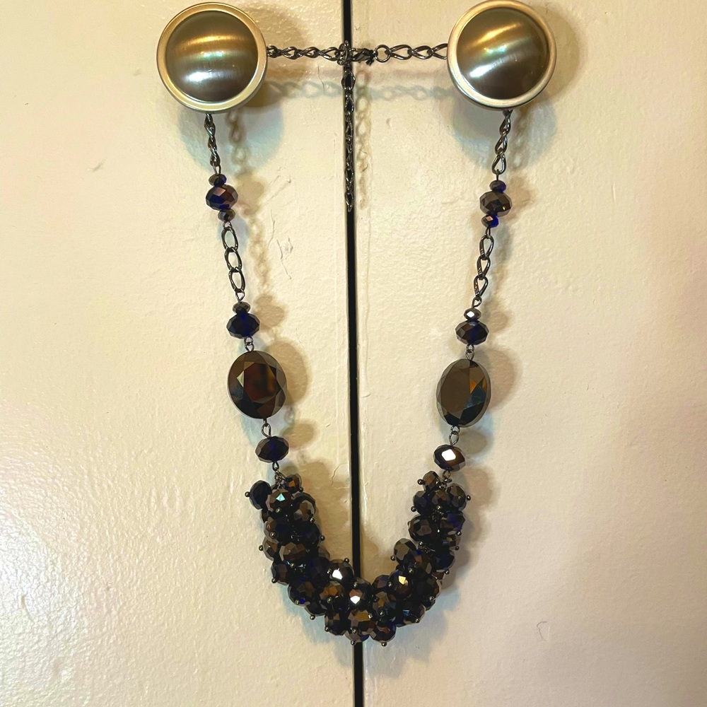 Super sparkle bead necklace 20”